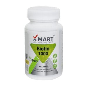 X Mart Biotin 1000 mcg 60 Tabs 1 1