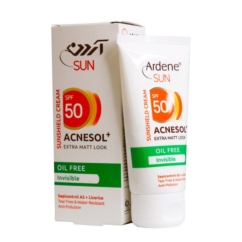 ضد آفتاب آکنه سول آردن SPF50 پوست چرب