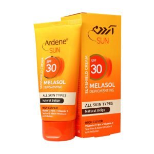 Arden Melasol Spf 30 Sunshield Cream For All Skin Types 50 g natrual