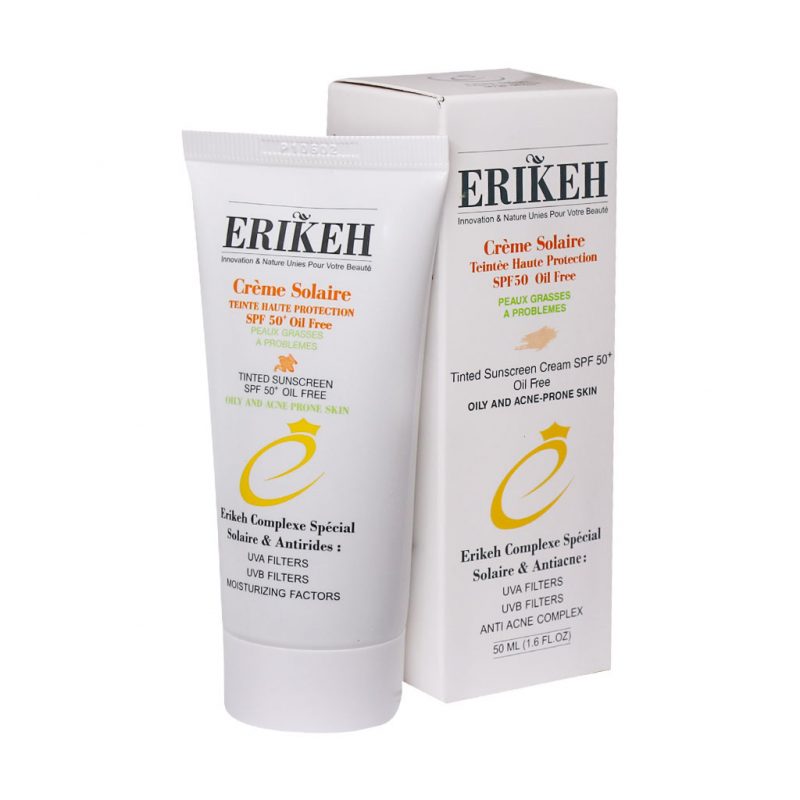 Erikeh Sunscreen Cream SPF 50 Oil Free For Oily And Acne Skins 50