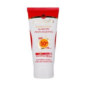 Sunsafe Anti Agening Sunscreen Cream SPF50 50 ml