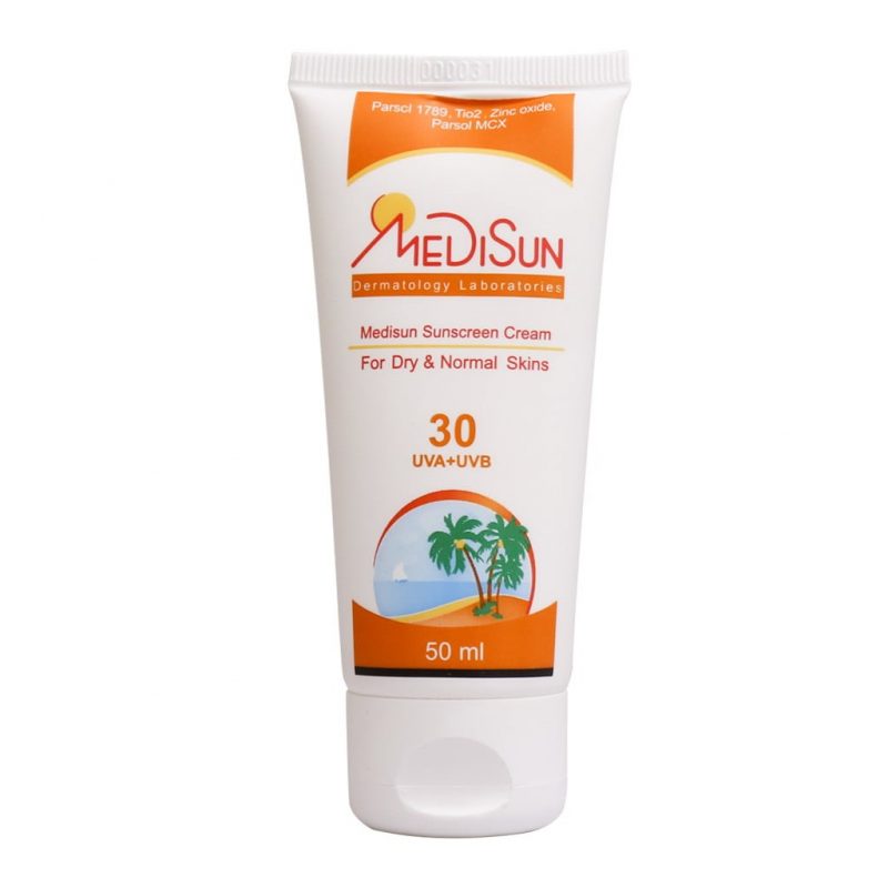 کرم ضد آفتاب SPF30 مدیسان پوست خشک و معمولی