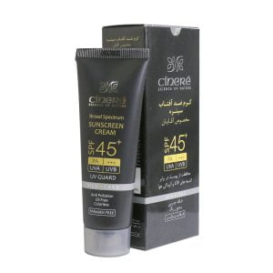 Cinere Active Sunscreen Cream SPF45 For Men 50