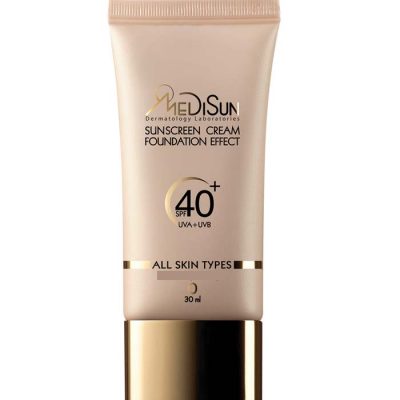 ضدآفتاب کرم پودری مدیسان انواع پوست +SPF 40 بژروشن