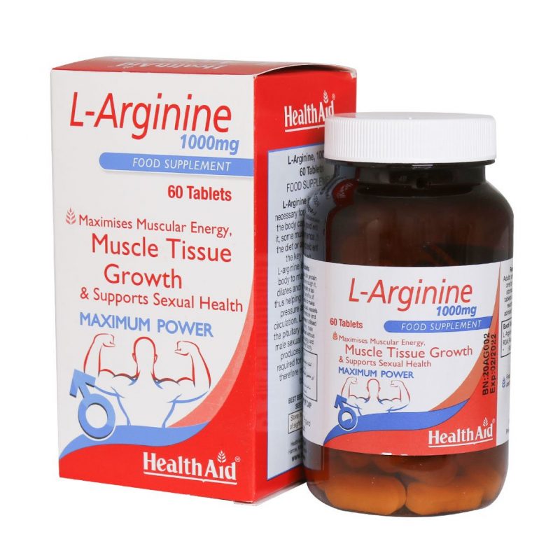 Health Aid L Arginine 1000 mg 60 Tabs