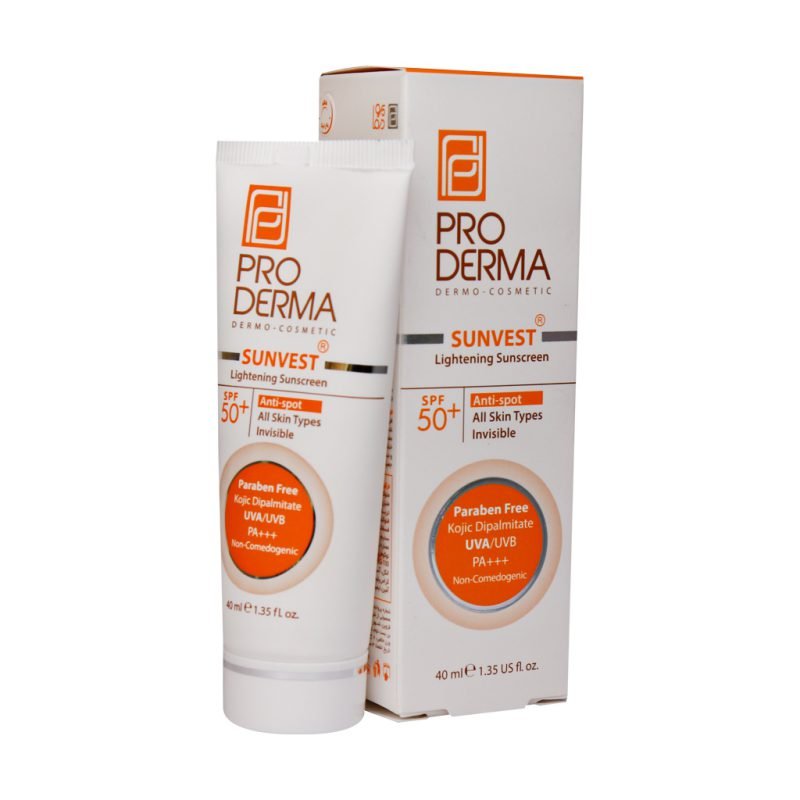 Pro Derma Sunvest Lightening Sunscreennnnn SPF50 40ml