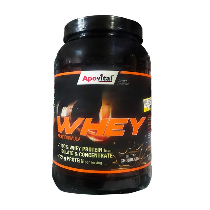 پروتئین وی آپوویتال 1000 گرمی پروتئین وی آپوویتال فست فرمولا Apovital Whey Fast Formula مکمل وی پروتیین برای عضله سازی از محصولات آپوویتال است. پودر پروتئین وی آپوویتال حاوی پروتئین 100%