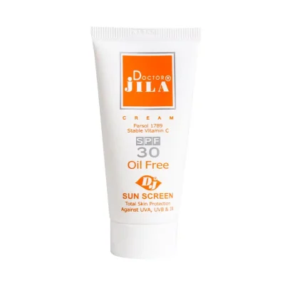 کرم ضدآفتاب دکتر ژیلا (SPF30) فاقد چربی بی رنگ